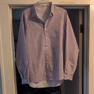 Cropped Oversized Women's Dress Shirt 2X